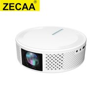 ZECAA Full HD 1080P 800 ANSI 4K 2.4G+5G Dual Band WiFi 6 Android 13 Portable Bluetooth 5.4 Smart Home Projector Smart Projector