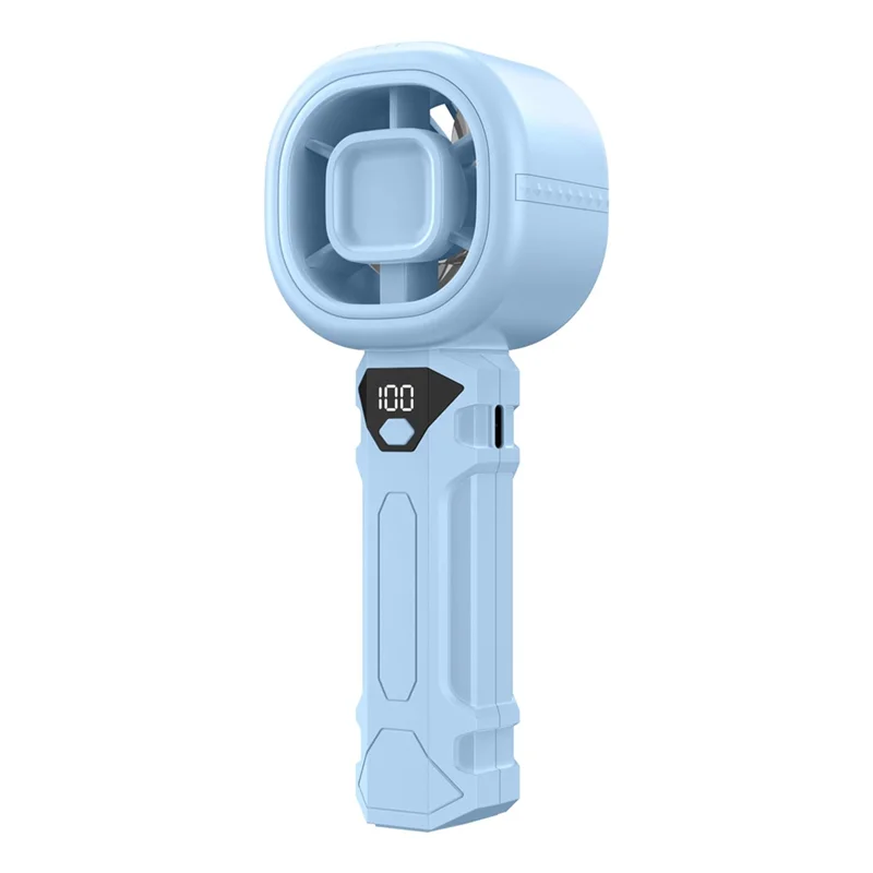 

Портативный ручной вентилятор A56T, персональные мини-вентиляторы с цифровым дисплеем, 3 скорости ветра, ручной USB-вентилятор с аккумулятором 3000 мАч