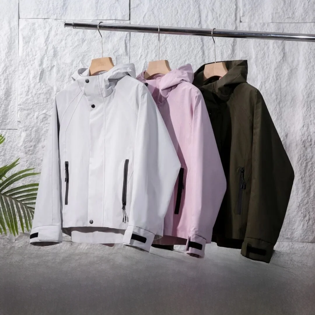 

Women's Outdoor Climbing Jaet Autumn Faionable Travel Waterproof Polyester Fiber Long Sve Zipper Closure Color