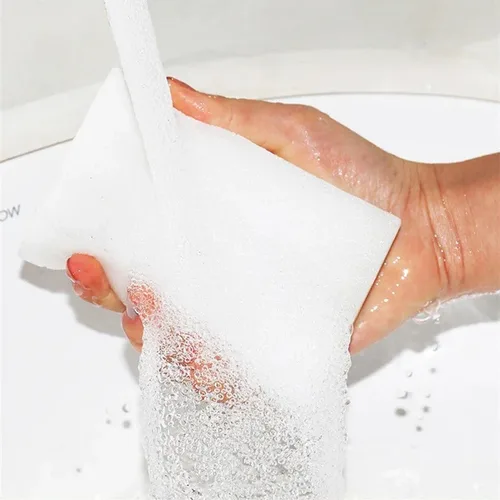 Imagen 2 del producto Esponja de melamina mágica, limpiador de melamina para coche, 10x7x3cm, esponjas de limpieza Nano para detalles de coches, 50/100 Uds.