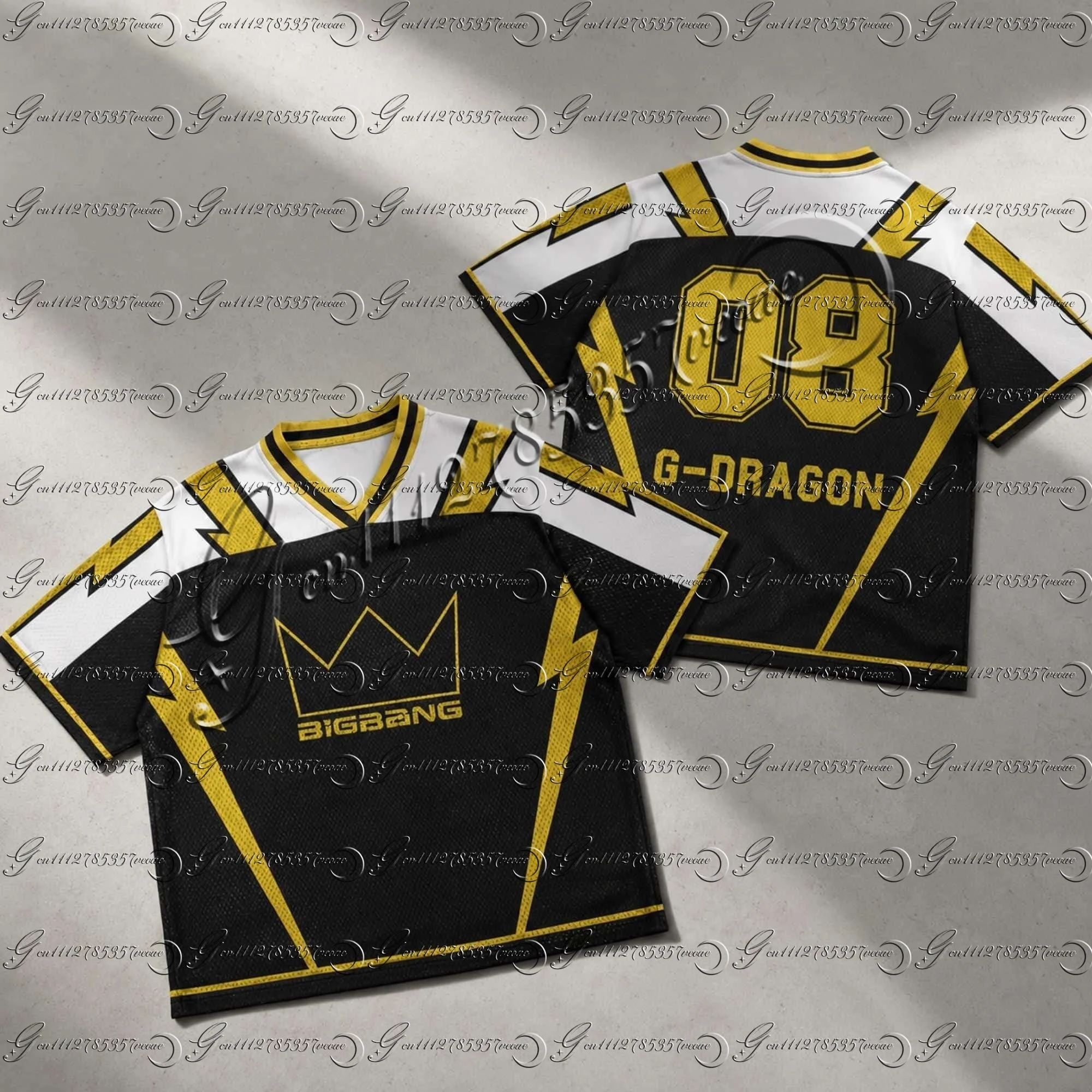 2026 Herren Damen Bigbang G-Dragon Taeyang The Throne Returned Trikot Geschenk für Fans Übergröße Mode Streetwear Top Familien-Partnerlook – Detail 11