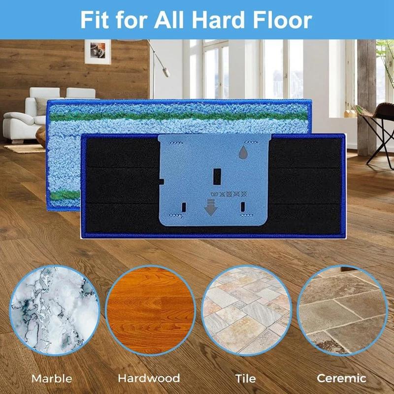 9 SZTUK nakładek do mopowania na mokro F do robota Irobot Braava Jet M6 Ultimate Robot Mop 6012, 6110, 6112, 6113 Zmywalna i wielokrotnego użytku ściereczka do mopa