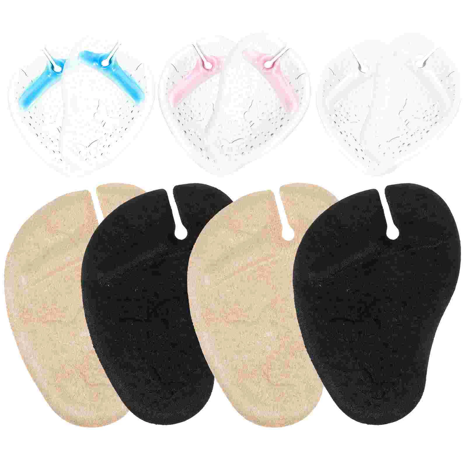 5 Pairs Metatarsal Forefoot Cushions Gel Thong Sandals Flops Toe Non Anti Blister Pain Relief Pads Women