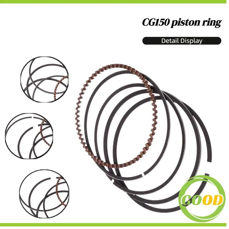 

High Quality CG150 Piston Ring Auto Parts Accessories for Motorcycle Engine Systems Includes Piston Rings and Connecting Rods
