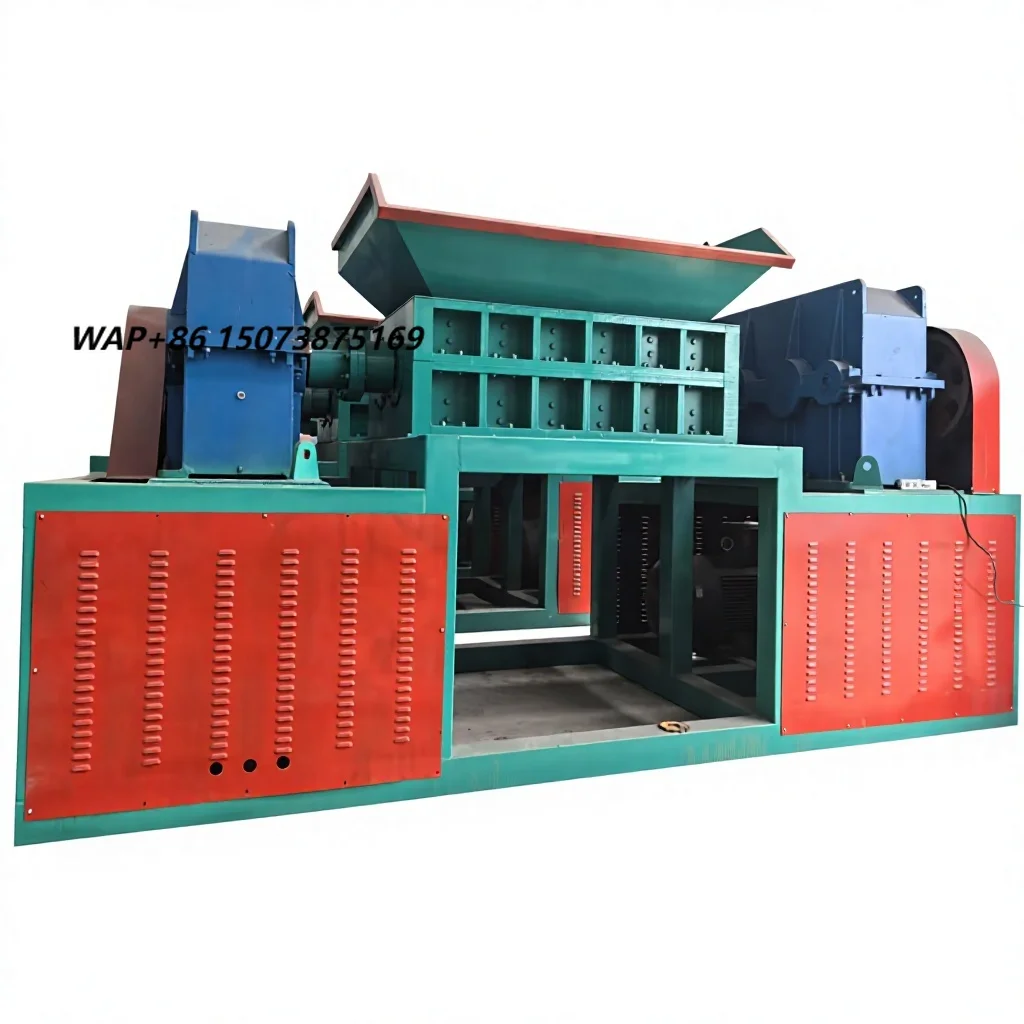 High Performance Plastic Oil tank shredder Biaxial shredder Plastic Garbage shredder Plastic Recycling Machine