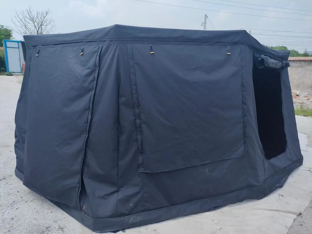 

Black complete set of side tent walls