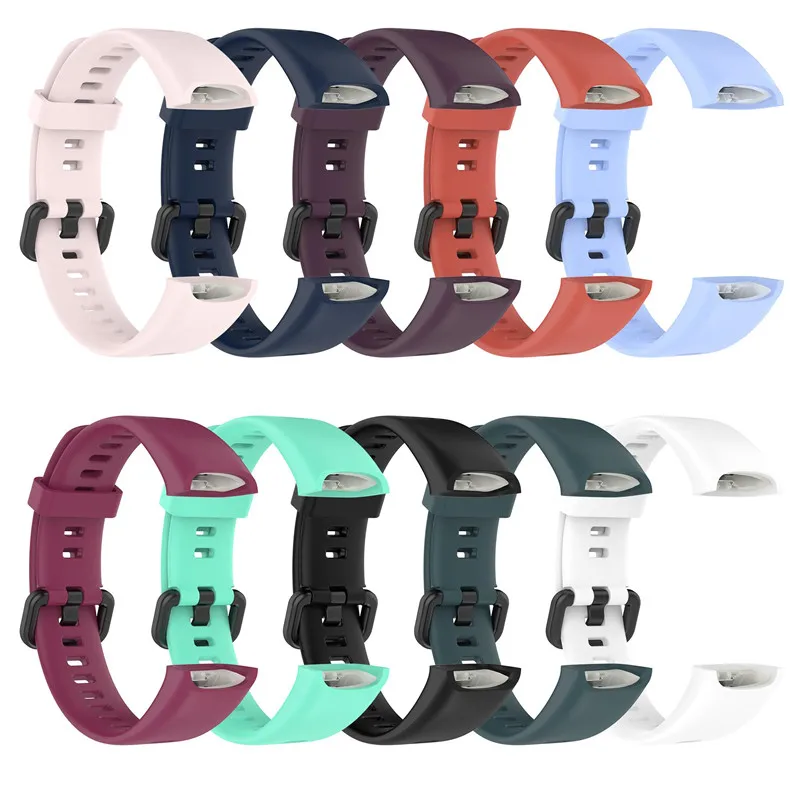 

Silicone Strap For Huawei Honor Band 5i/huawei band 4 Smart Watch Bracelet wristband Replacement Strap Adjustment Band belt