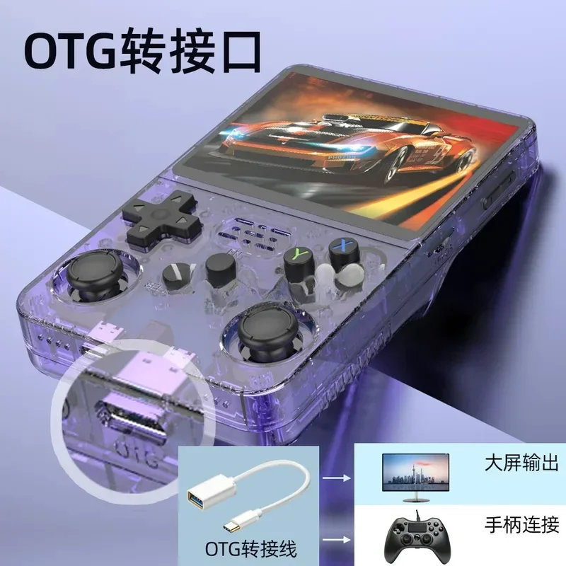 R36S Open-Source Arcade , Retro Game , High-Definition IPS Screen Joystick Handheld Console