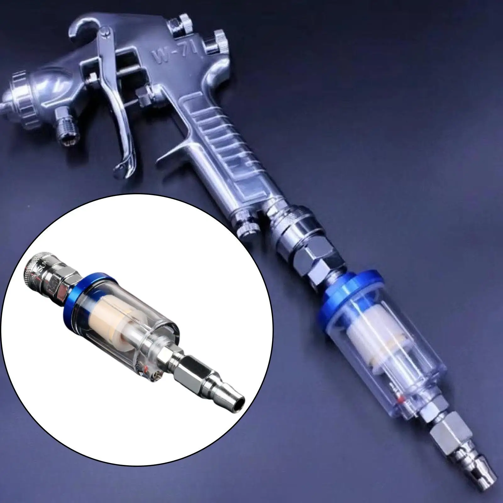 

Inline Oil Water Separator Filter Accessories for Air Compressor Lightweight