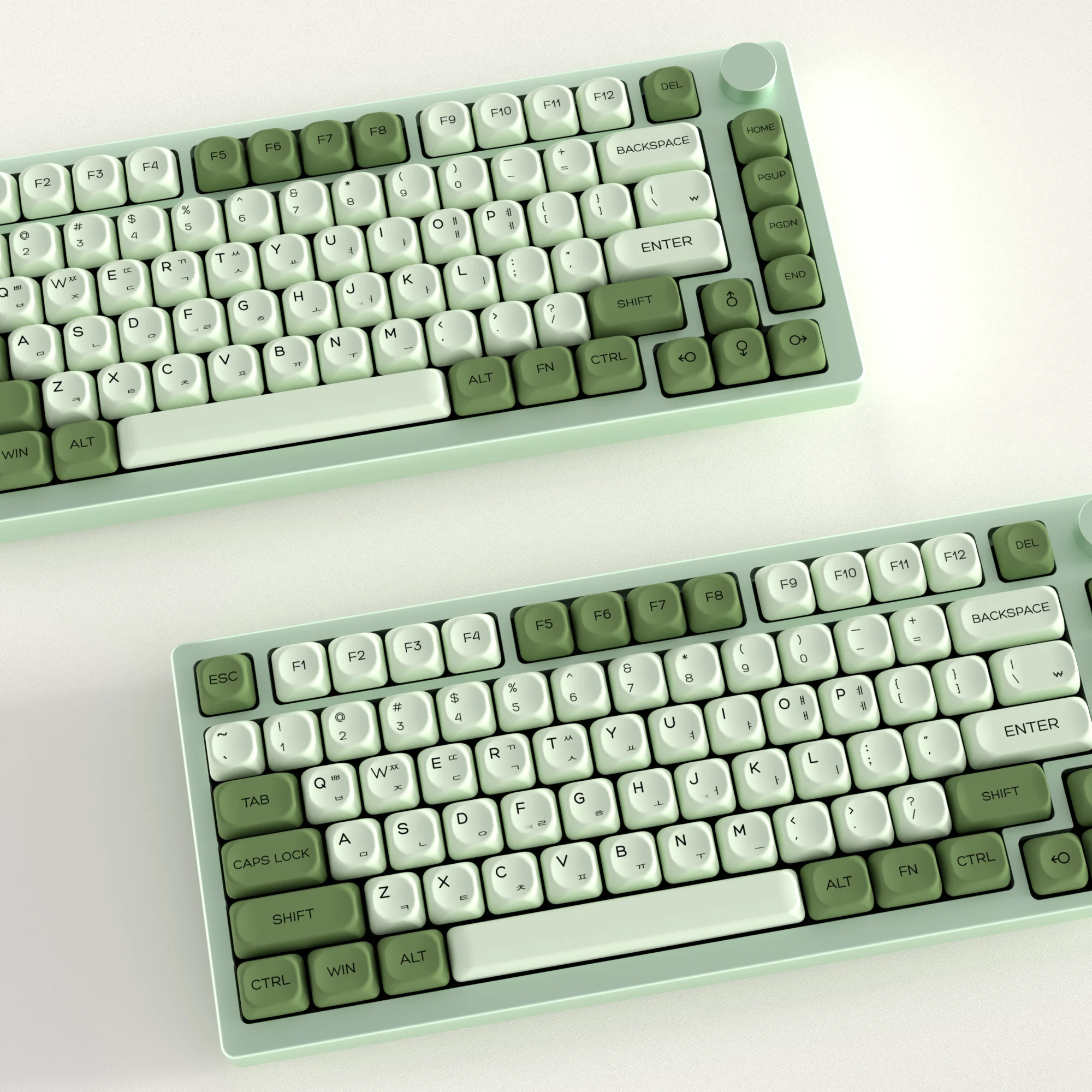 kbdiy matcha韓国キーキャップグリーンMA68 Pro K500 B61メカニカルゲーミングキーボードキーキャップのためのRETRO PBT KEYCAPSレトロPBTキーキャップ aula F87 F108 F99 Pro raven68 mad 60he 68he ajazz ak820 pro 60 ACE60 ACE68 RAINY75 AK74 gx87 crush80 Keycap