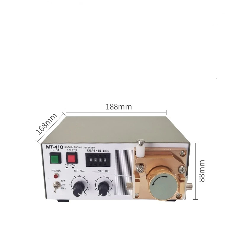 Macchina erogatrice peristaltica Colla ad asciugatura rapida Macchina epossidica MT410 Colla ad asciugatura istantanea Inchiostro Macchina per colla acquosa elettrica