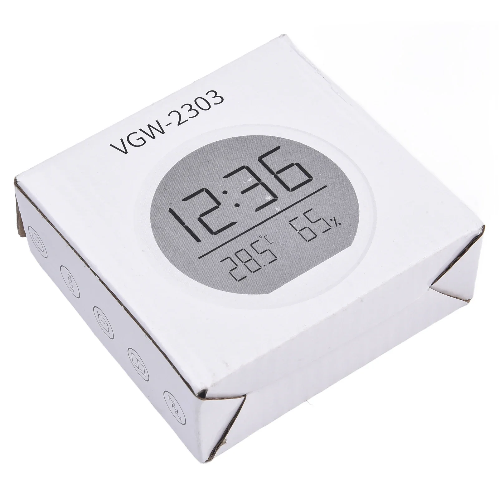 Wide Viewing Angle Indoor Home Electronic Alarm Clock Temperature Display Time Display Fahrenheit F Celsius C Switch