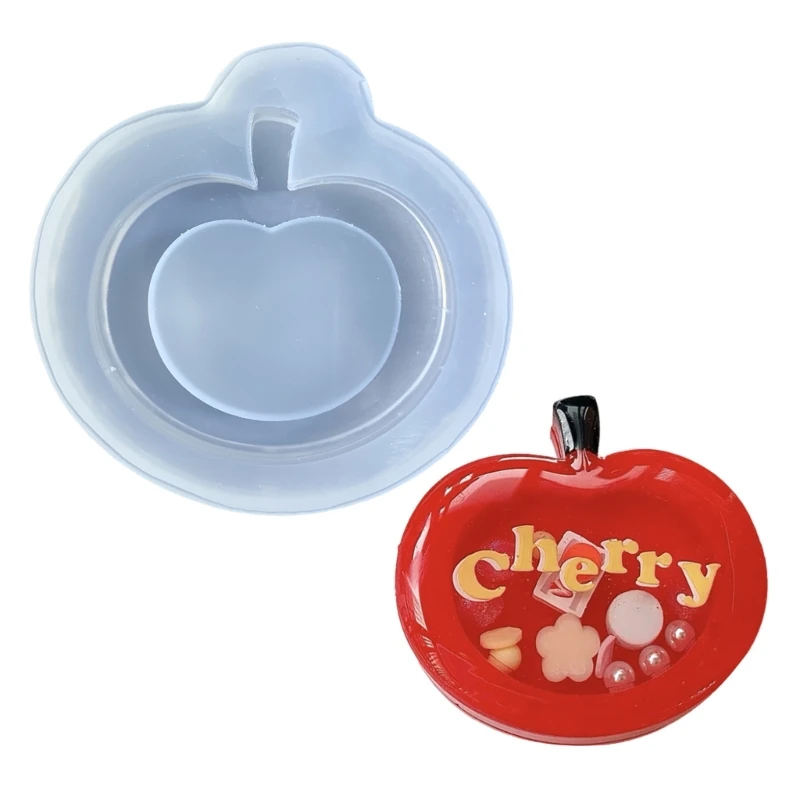 

Y1UB Silicone Big Cherry Mold Jewelry Craft Making Supplies DIY Handmade