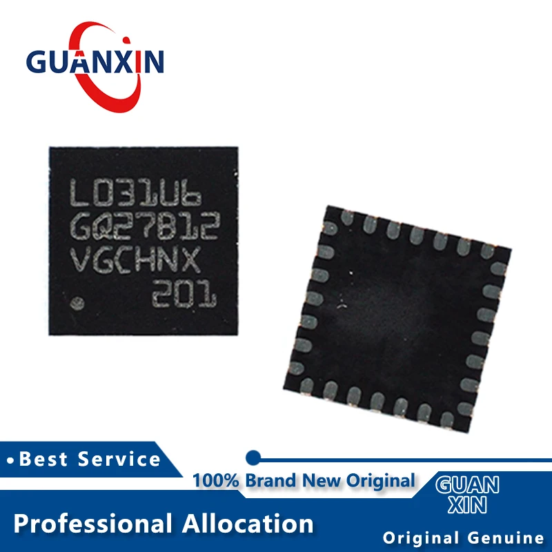 

100% New STM32F042G6U6 STM32F042G6U7 STM32F048G6U6 STM32G031G4U6 STM32G031G6U6 STM32G031G8U6 UFQFPN-28