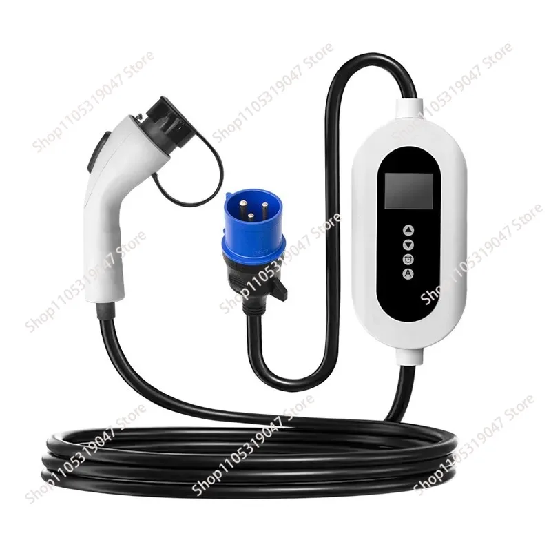 220V 16A/32A New Energy Electric 7kw Adjustable Charging Pile Intelligent Charging