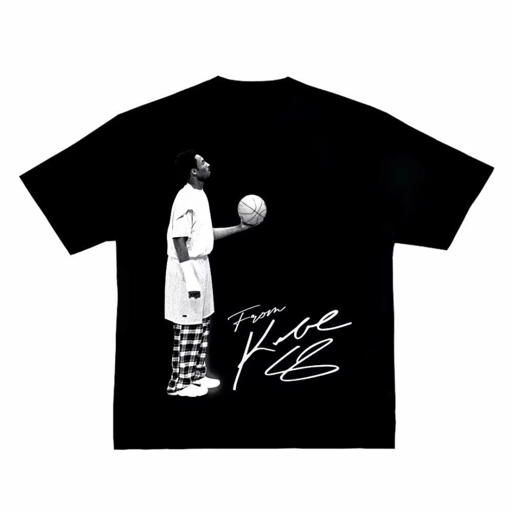 Summer Cotton T-shirts Streetwear Basketball Kobe Bryant Graphics Printed Loose Oversized Women Tees Tops Men T Shirt Unisex