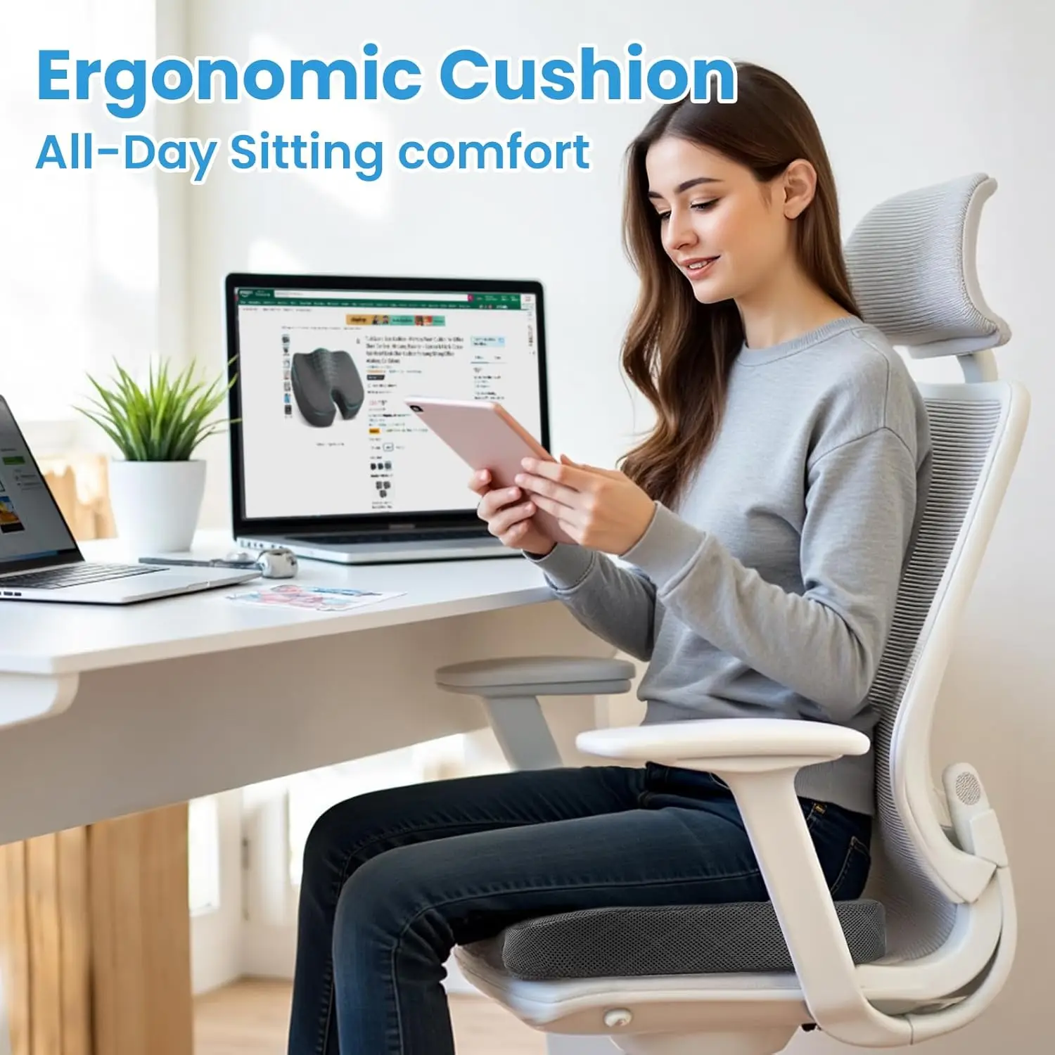 U Shape Seat Cushion Back Support
