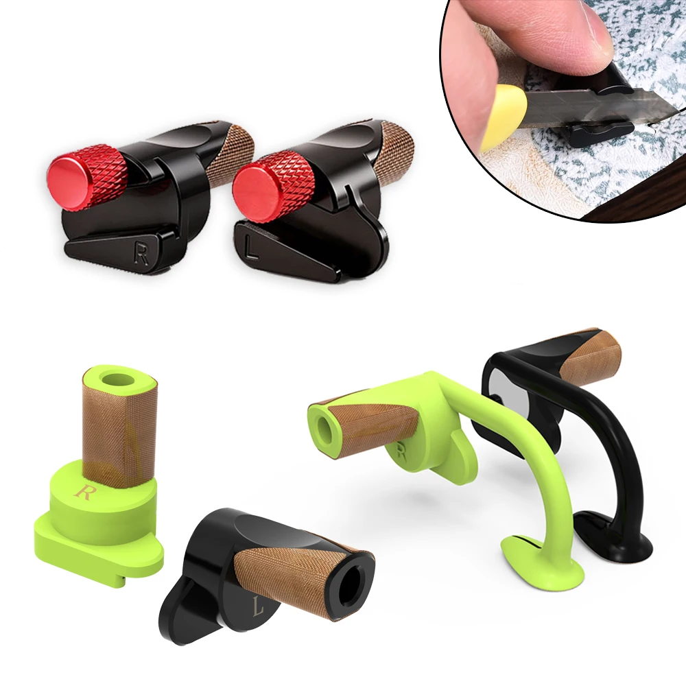 FOSHIO 2pcs/Pack Vinyl Film Edge Wrap Precision Cut Guides 2mm/7mm Spacer Trimming Non-Slip Aid Tools For Car Decals Wallpaper