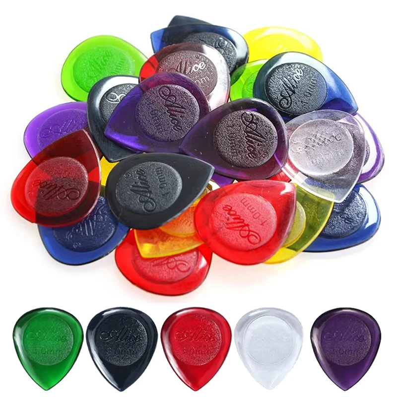 5/10/20 قطعة المجاذيف الغيتار مع قطرة الماء شكل ABS Plectrums 1/2/3 مللي متر الغيتار الكهربائي باس اختيار الغيتار الملحقات TMZ #1