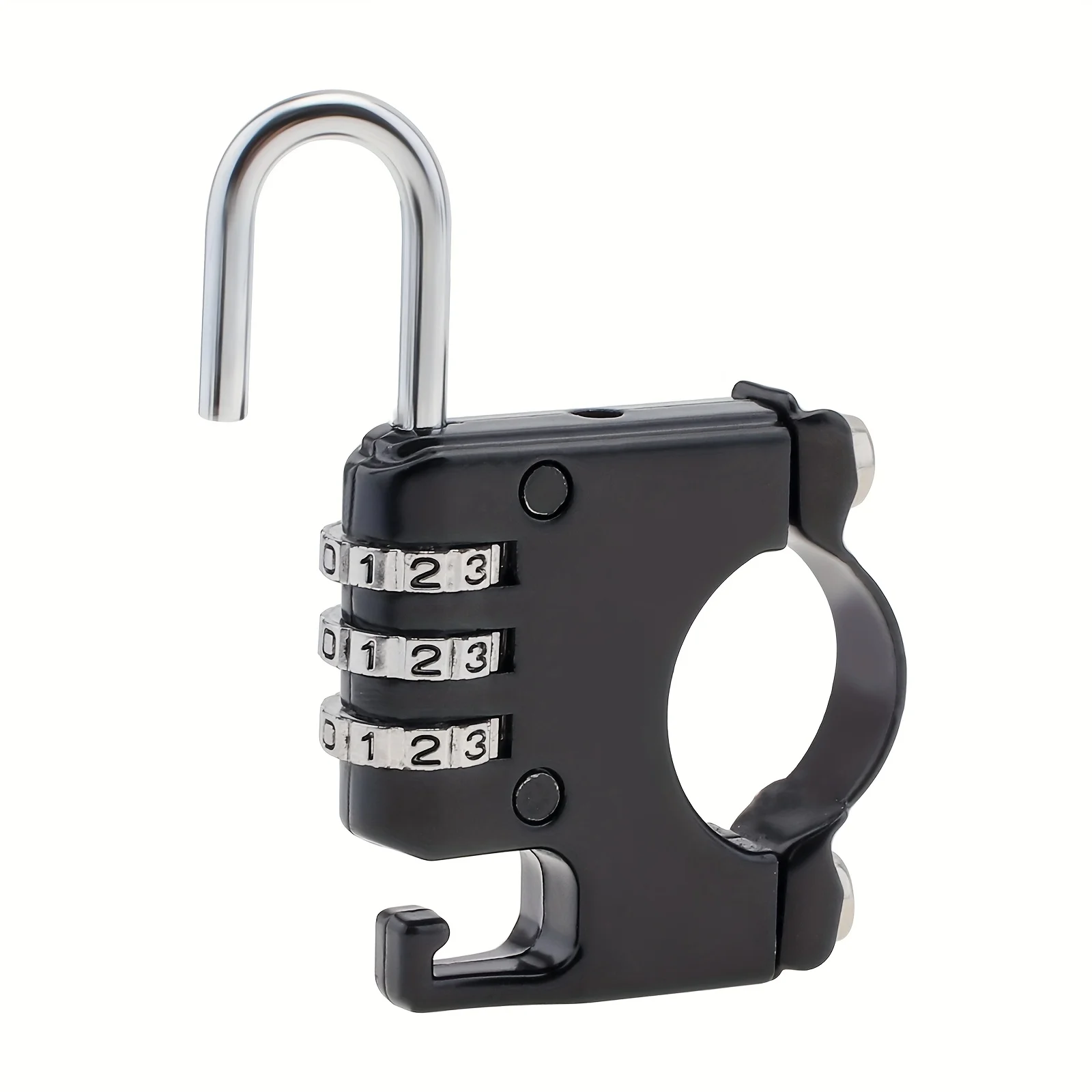 AliExpress NONE 1 Pc Electric Bike Anti-Theft Combination Lock Durable Helmet Lock with Convenient Hook for Bicycle Security
