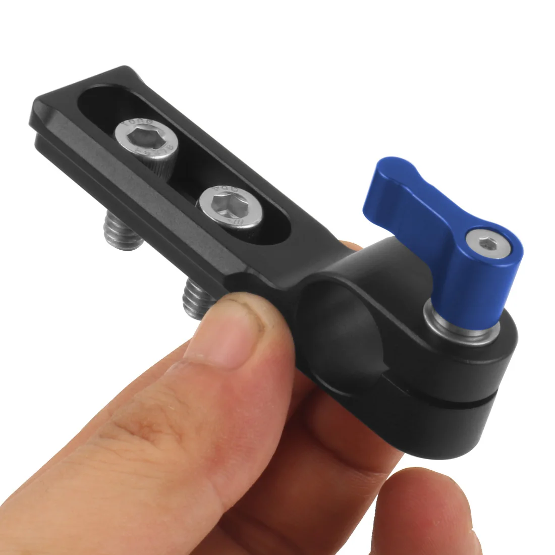 Standard 15mm Einzel Rod Clamp Quick Release Adapter mit NATO Sicherheit Schiene 1/4 Schrauben für DSLR Kamera Top Griff/platte/Käfig Rig – Detail 15