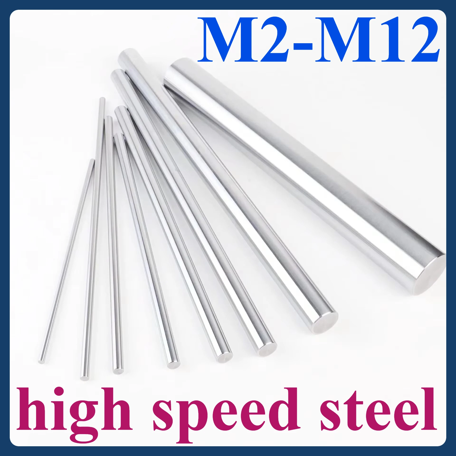 

M2-M12 Straight shank high quality round turning tool made of high speed steel length 200mm precision punches