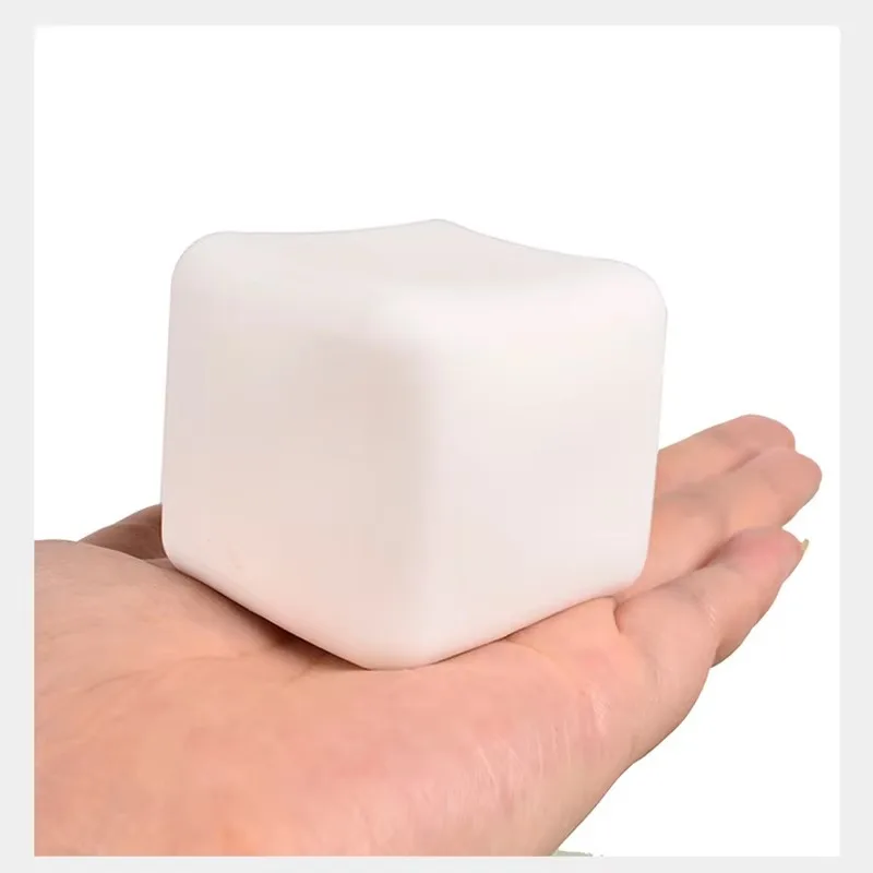 Divertido juguete suave y blando de tofu, pelota para apretar para aliviar el estrés para niños y adultos, juguetes sensoriales para autismo, ansiedad y relajación