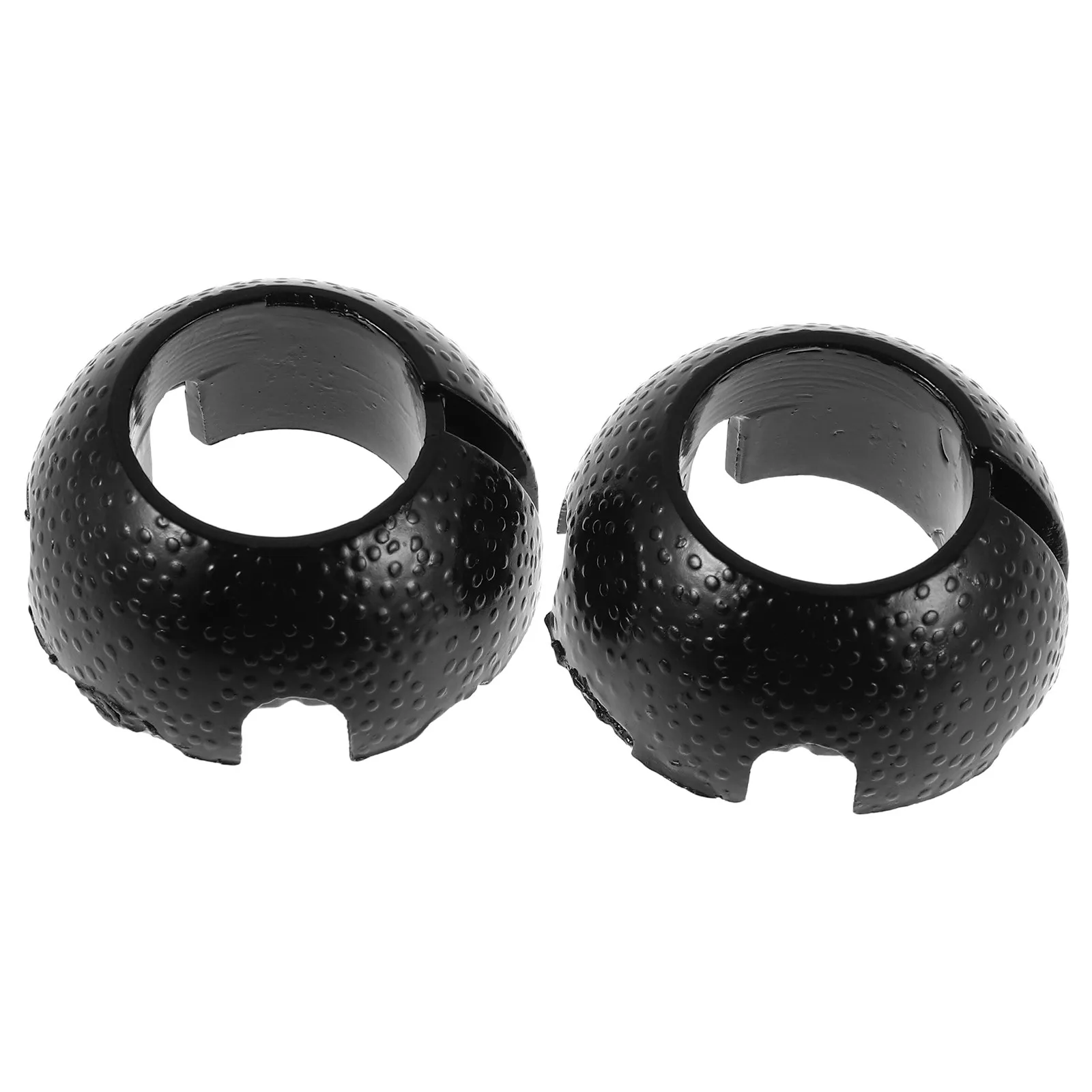 

2Pcs Ceiling Fan Bracket Black Metal Matte Ceiling Fan Mounting Hanging Ball Lamp Installation Bracket Stable Support for Living