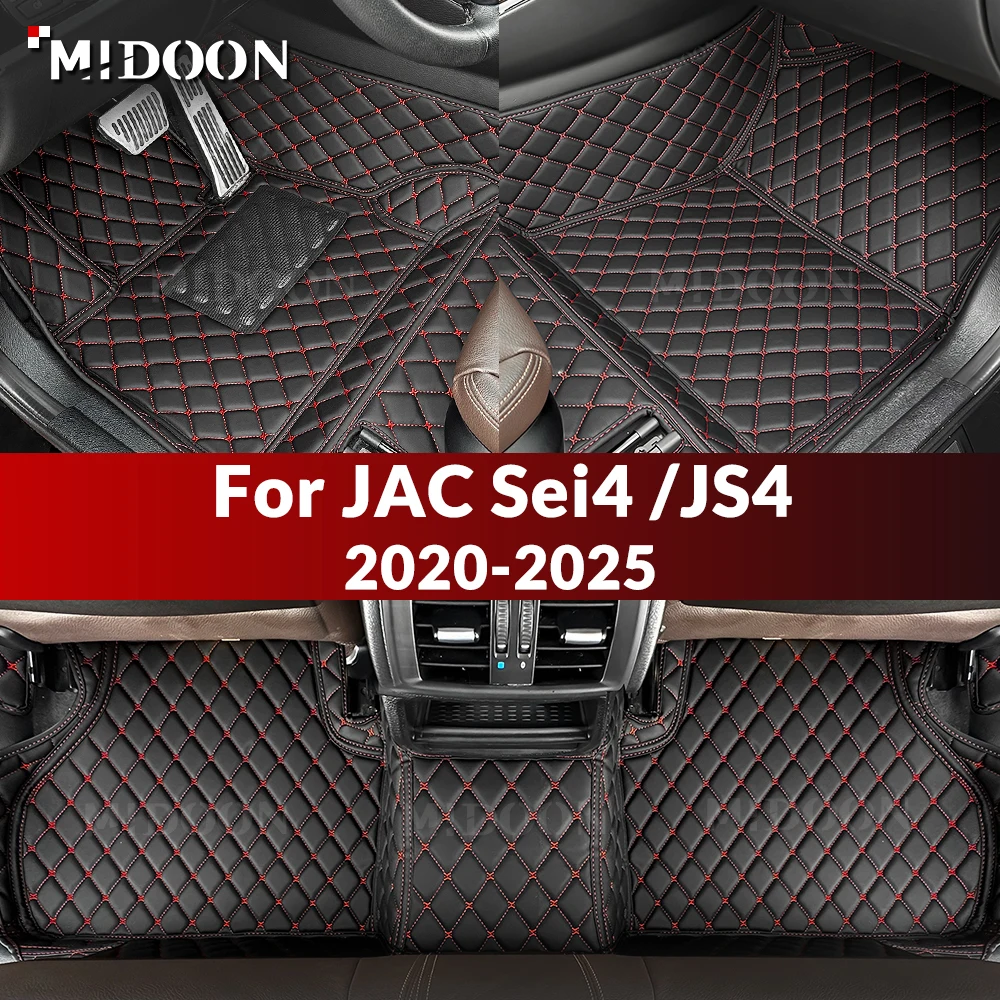 

Car Floor Mats For JAC SEi4 pro 2020-2025 Custom Auto Foot Pads Automobile Carpet Cover Interior Accessories