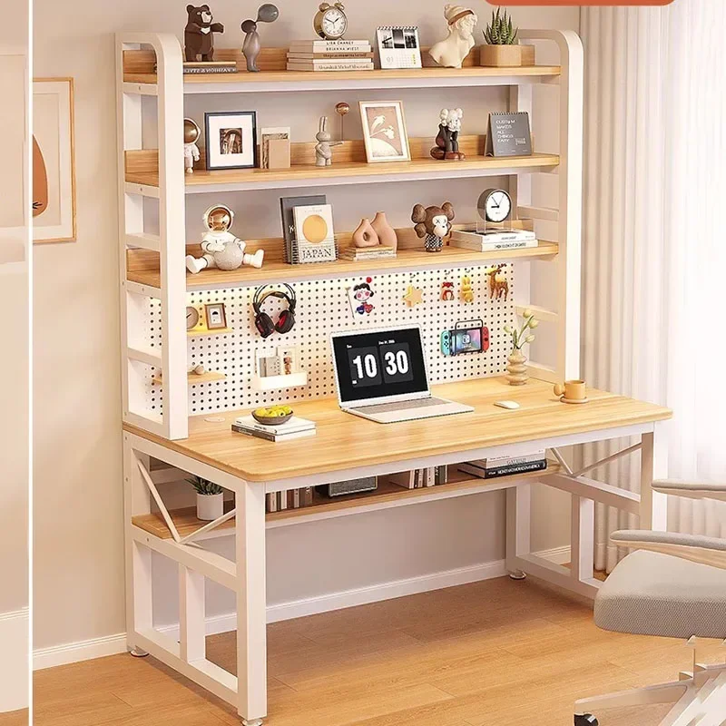 Tourist Table Computer Corner Shelf Tabletop Wooden Desk Pc Cabinet Electric Lift Portable Gaming Set Up Laptop Gamer Setup Bed