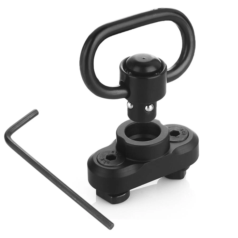 

Mlok 1.25 Inch Swivels Mount Quick Detach Metal Loop Base Kit with Screws Nut Wrench