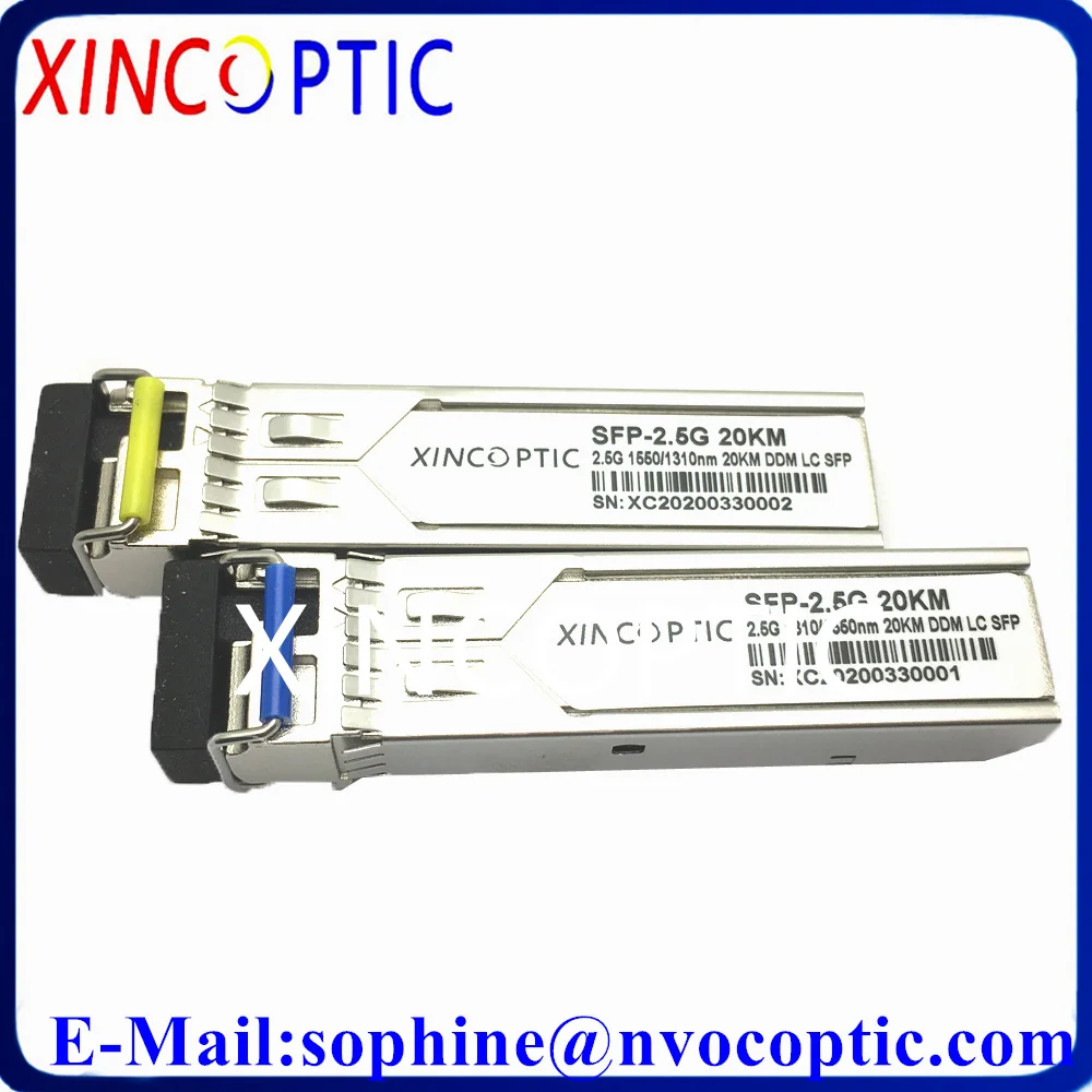 

2.488Gbp Bidi WDM SFP Optic Transceiver,2.5G SM Single Mode 1490/1550nm Simplex 20KM LC/SC Transceiver For Cisco/Huawei Switch