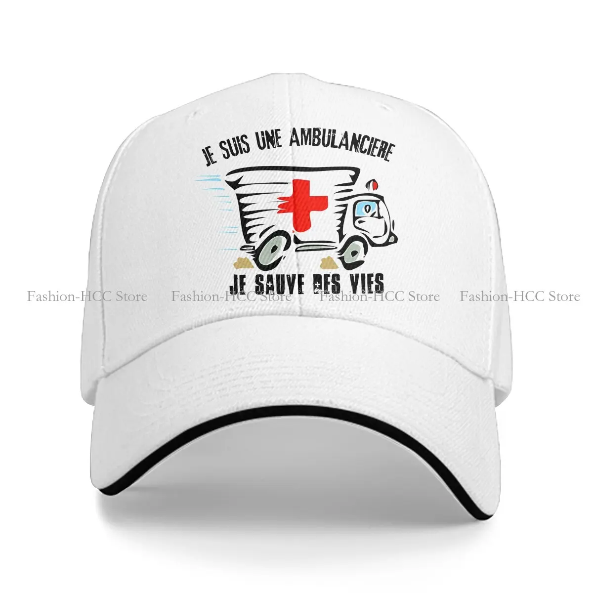 Washed Men's Baseball Cap I'm A Paramedic Trucker Snapback Caps Dad Hat Ambulance Ambulances