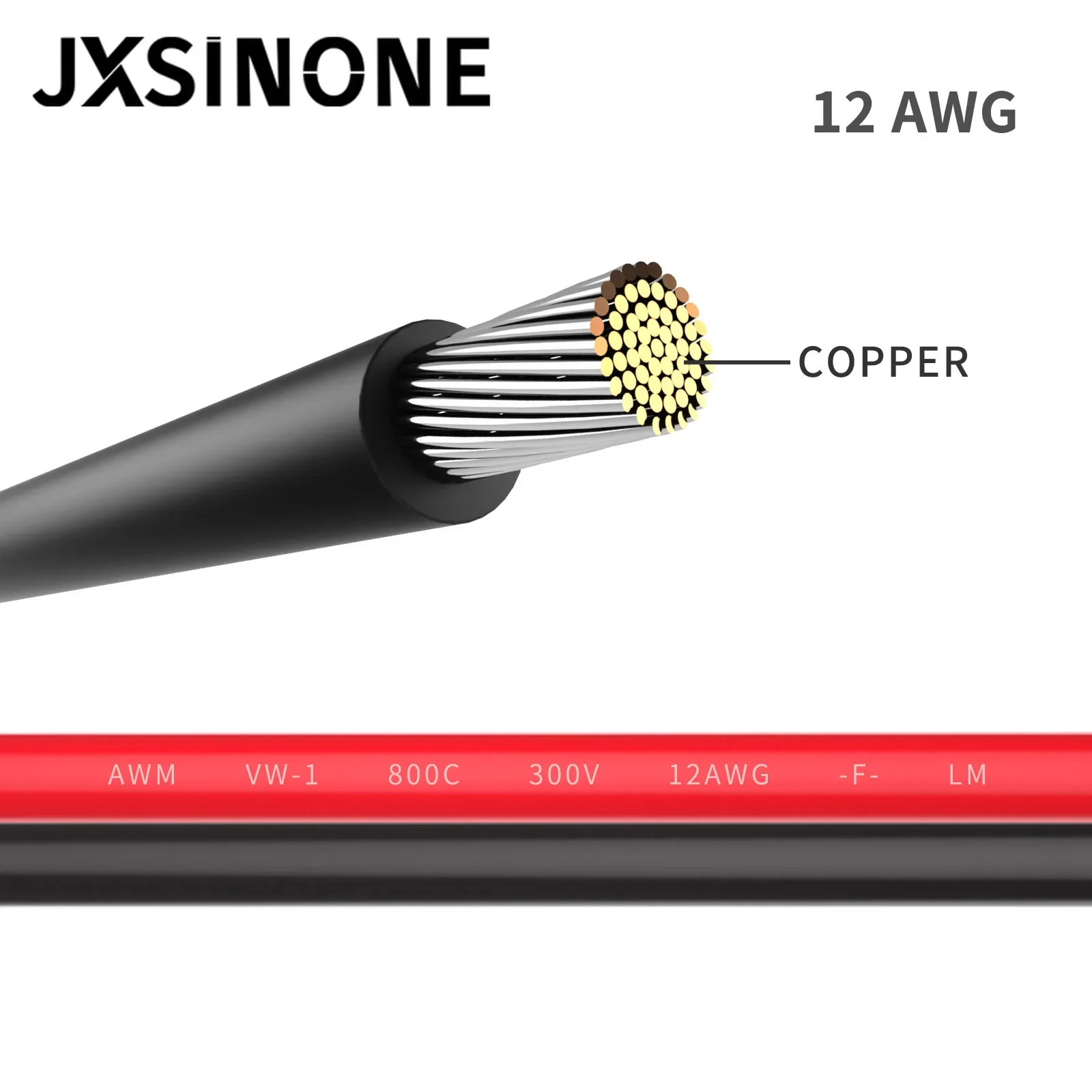 Удлинительный кабель JXSINONE T10075 XT60, штекер-гнездо, 12AWG, 3 м, для зарядки, для портативной электростанции