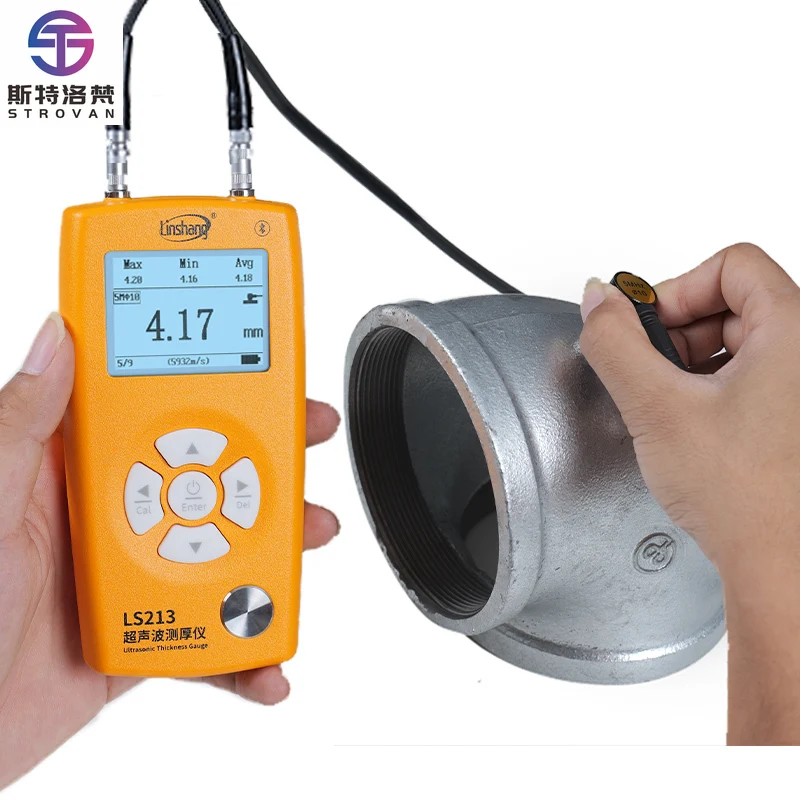 

Digital Ultrasonic Metal Thickness Gauge Meter Through Coating Portable Tester Price Ultrasonic Thickness Meter for Metal