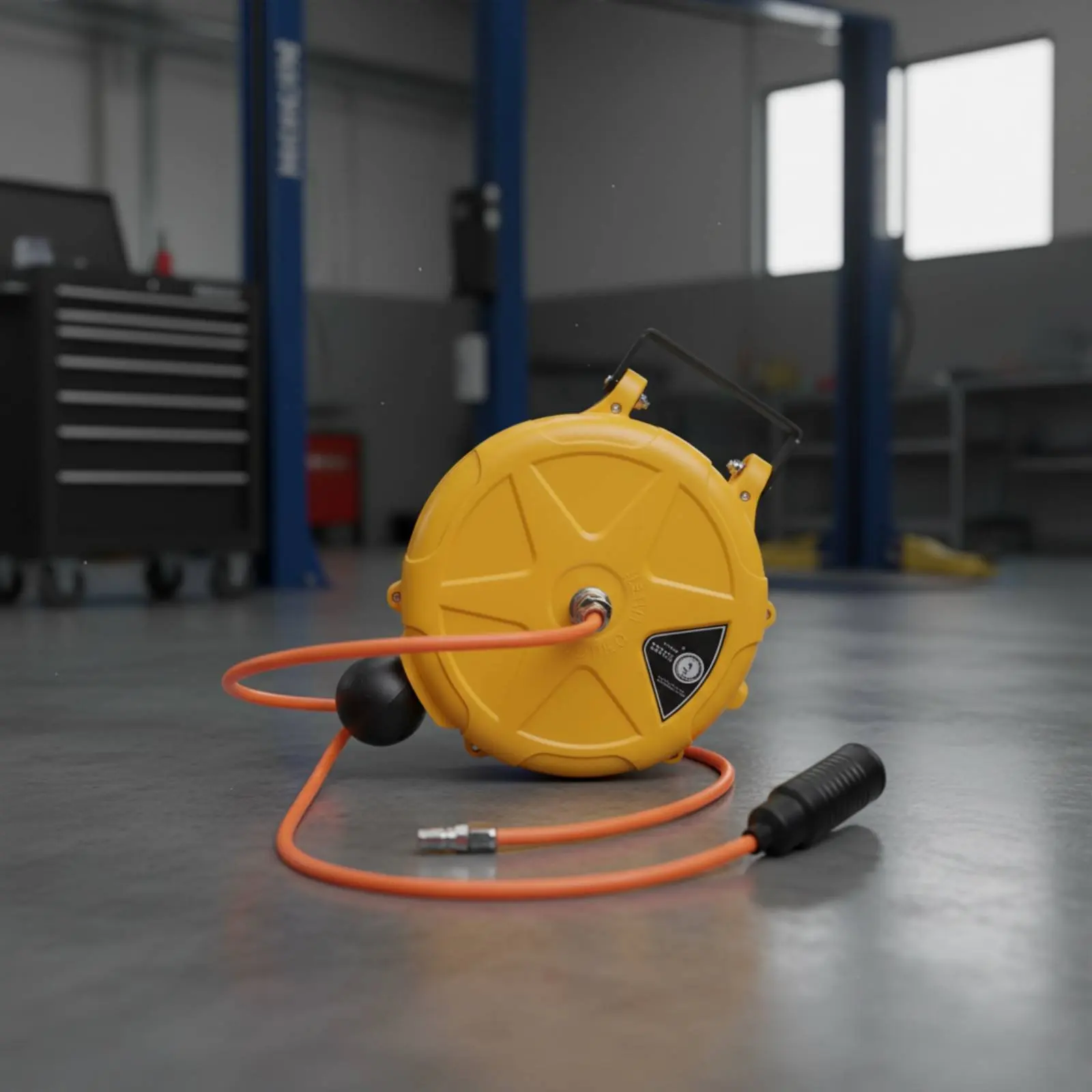 Mini Hose Reel Self-Locking Retractable Hose Reel Watering Gear Automatic Retracting Outdoor Tool Metal Handle view 5
