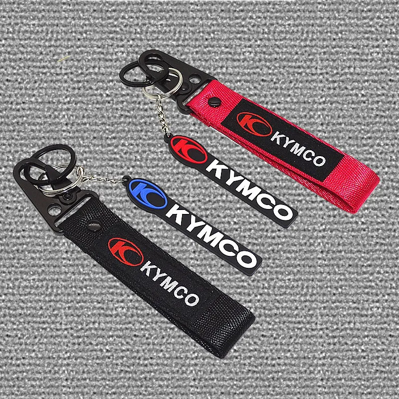 Rantai kunci gelang Label anyaman untuk gantungan kunci KYMCO untuk gantungan kunci motor gantungan kunci gadget untuk Aksesori produk pria tali