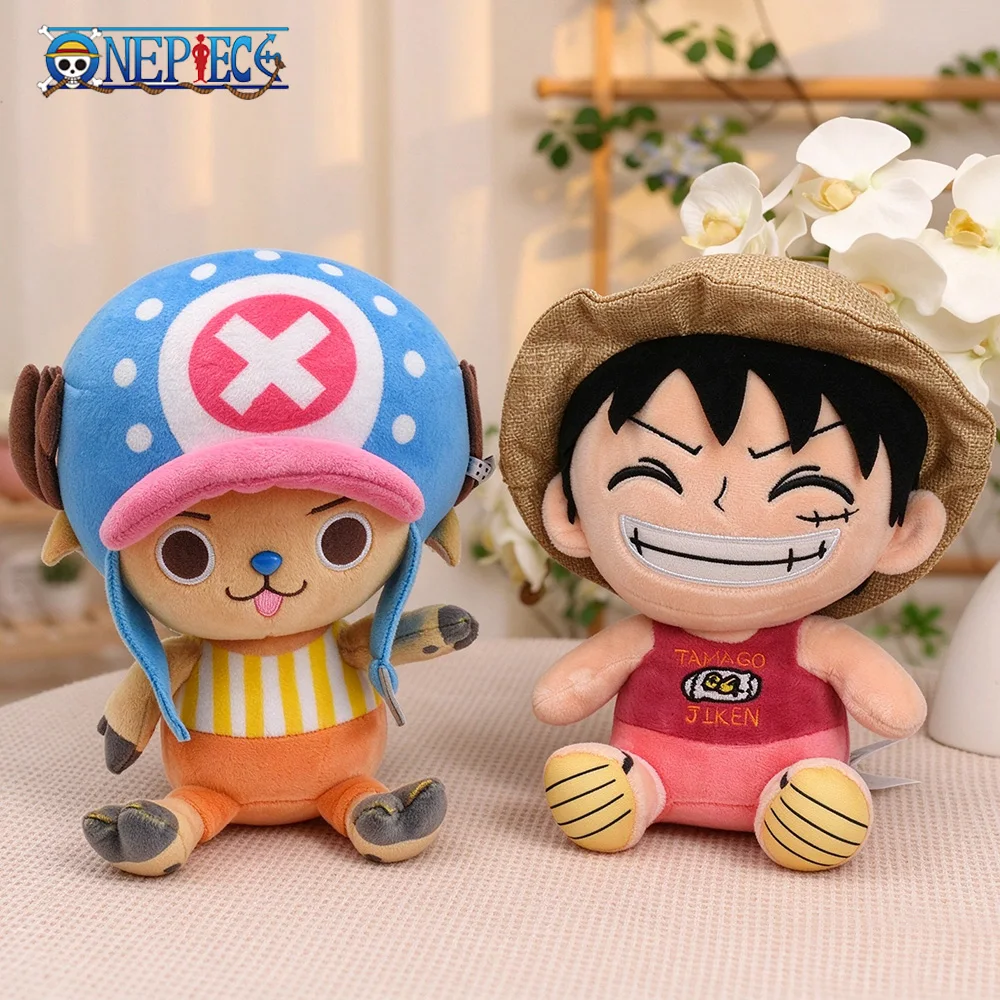 One Piece Original Plush Doll Straw Hat Pirates Luffy Sanji Sabo Tony Tony Chopper Anime Souvenirs Plushies Stuffed Toy Gifts view 3