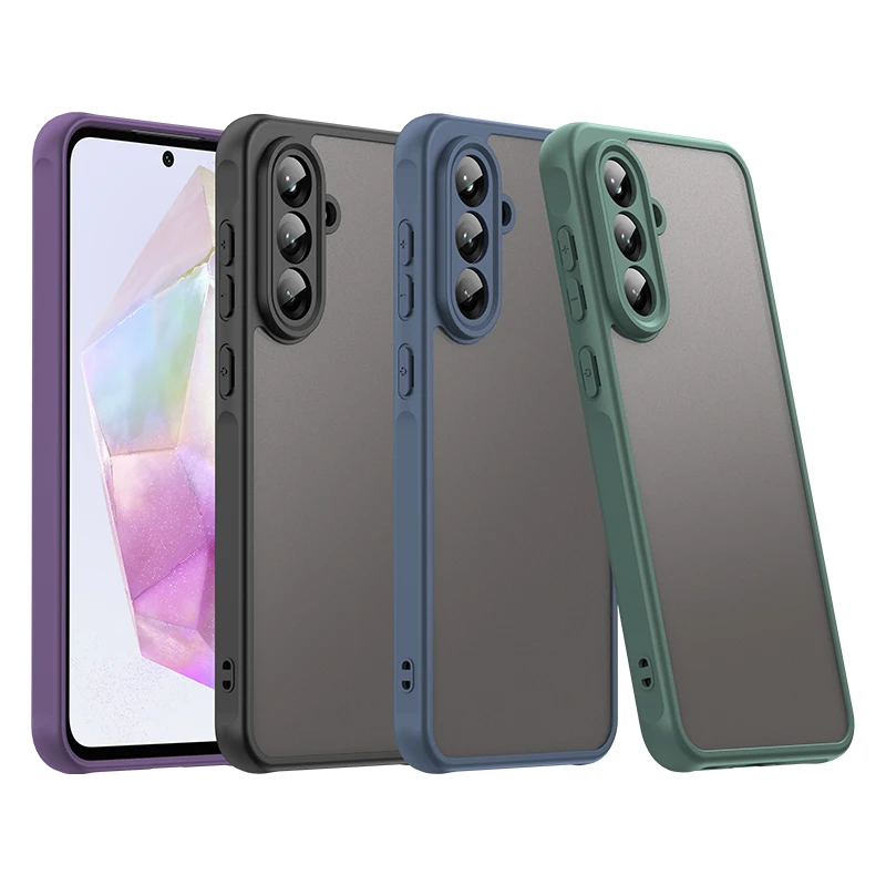 Neue Rüstung Stoßstange Stoßfest Telefon Fall Für Samsung Galaxy A16 4G A26 A36 A56 A35 A55 5G silikon Hard Cover Capa