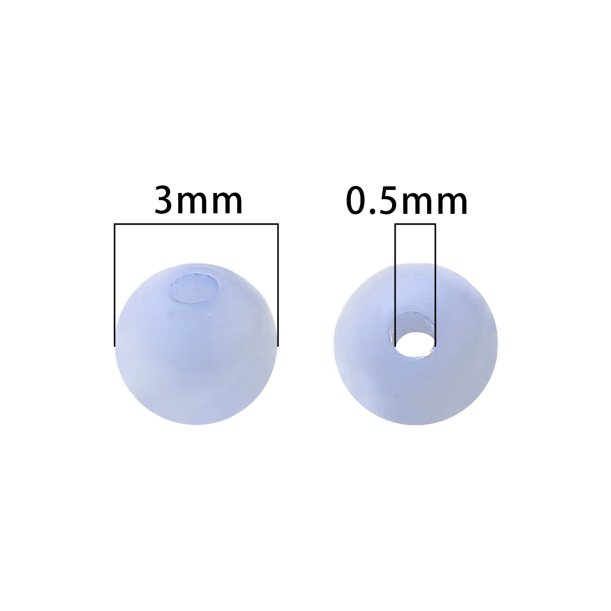 3mm 1Sr Natural Freshwater Shell Ball Unique Loose Beads Handmade DIY Jewelry Bracelet Necklace Earring Jewelry Accessories Mate