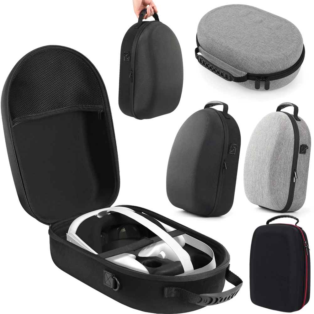 Hard EVA Travel Case, saco de armazenamento para Meta Quest 3, estojo portátil à prova de choque, saco protetor anti-risco, acessórios VR