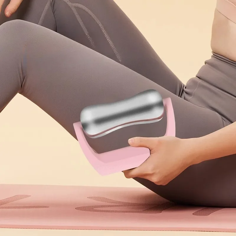 

Stainless Steel Leg Massager Ring Massager Roller for Waist Muscle Relaxation Body Slimming Yoga Fitness Leg Slimming Roller