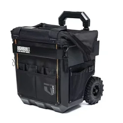 Borsa portautensili Trolley con ruote borsa portautensili con rimorchio organizzatore professionale per la conservazione del secchio da pesca per elettricista professionale