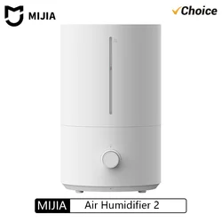 New Mijia Humidifier 2 300mL/h Humidification 4L Large Capacity Mist Maker Add Water Home Office Humidity Control Low Sound