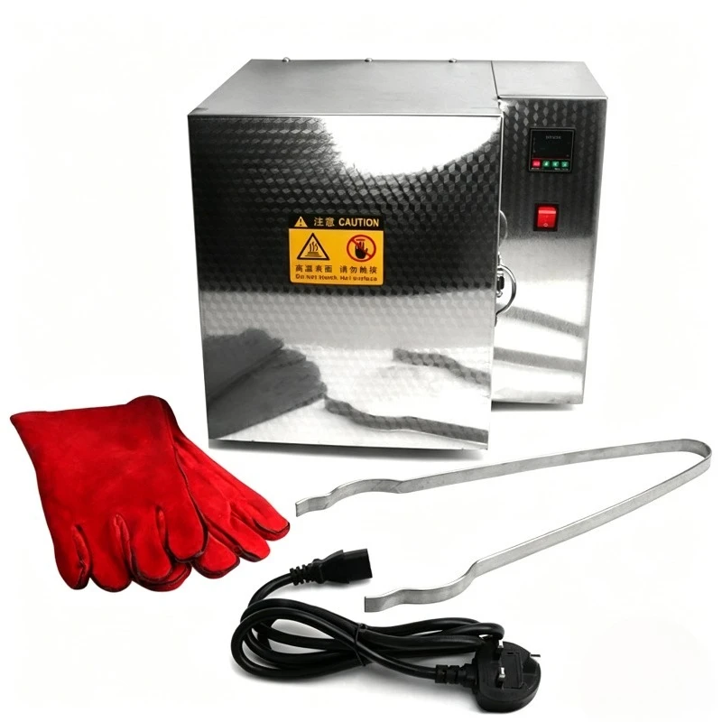 High Temperature Heat Treatment Furnace Jewelry Casting Burnout Furnace Electric Oven DIY Melting Kiln for Clay Pottery Ceramic