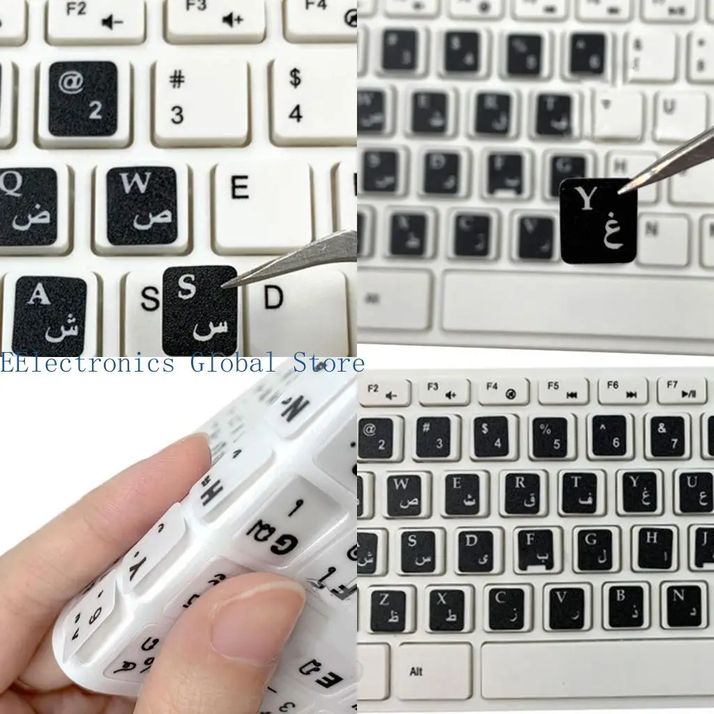 462B Letter Sticker Waterproof Super Durable Thai Keyboard Stickers 18x6.5cm for Laptop Keyboard Universal