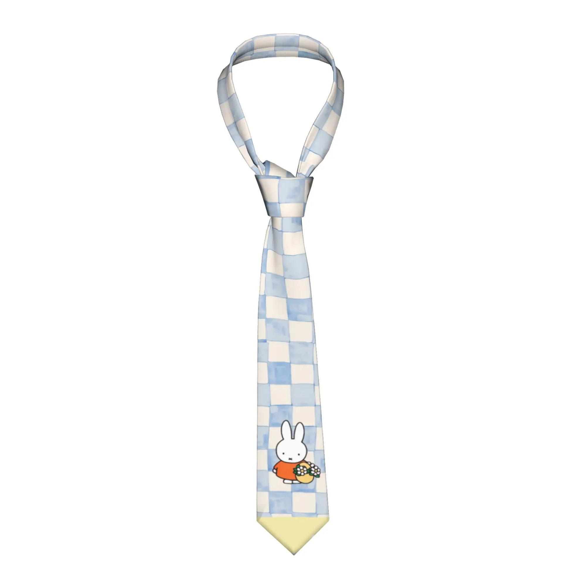 Miffyy  Unisex Necktie Skinny Polyester 8 cm Narrow Bunny  Neck Tie for Men Accessories Gravatas Wedding  Party