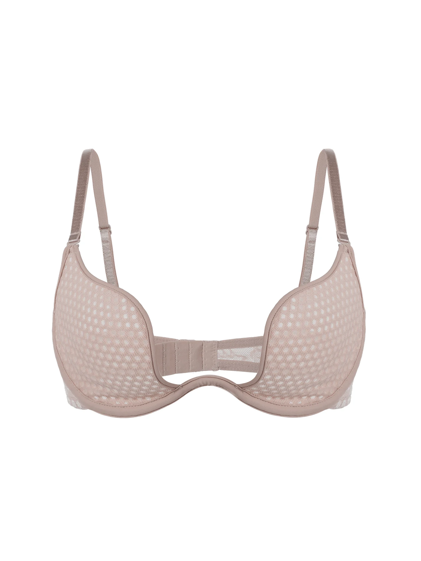 Sexy podprsenka ve tvaru U, tenká síťovina, prodyšné spodní prádlo s kosticemi, pohodlné a stylové spodní prádlo bralette - náhled 2