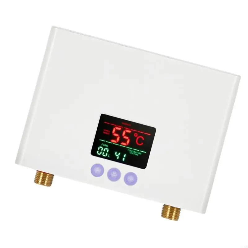 سخان كهربائي بدون طاقة U0DE مع واط عن بعد لجدار ساخن ماء سريع مثبت على جدار LED.