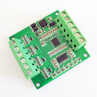 4-channel PWM to 0-5v Converter Module 10Hz to 3KHz PWM to 0-10V Voltage Signal Conditioner High Precision